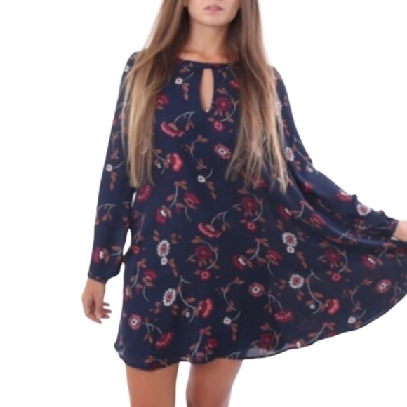 Cupcakes and Cashmere Revolve Hazel Floral Dress in Gypsy Soul Womens Small - Picture 5 of 15